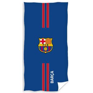 Licens Barcelona håndklæde - 70x140 cm - FCB Logo - 100% Bomuld - Badehåndklæde med FC Barcelona logo