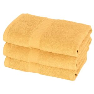 Egeria Håndklæde - gul - 50x100 cm - Diamant - 100% Bomuld - Bløde håndklæder fra
