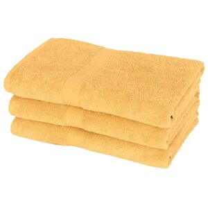 Egeria Gule bade håndklæder - 70x140 cm - Diamant - 100% Bomuld - Bløde bade håndklæder fra