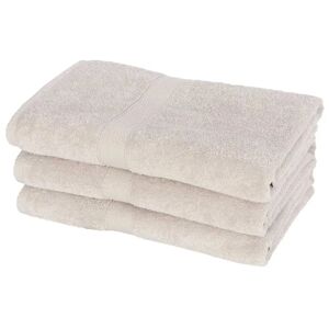 Egeria Badehåndklæde - 70x140 cm - Diamant - Lysegrå - 100% Bomuld - Bløde bade håndklæder fra