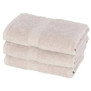 Egeria Håndklæde - 50x100 cm - Diamant - Lysegrå - 100% Bomuld - Bløde håndklæder fra