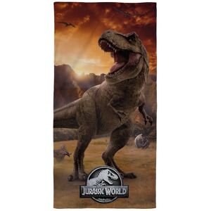 Licens Dinosaur Badehåndklæde - Jurassic World - 70x140 cm - 100% Bomuld
