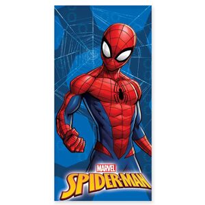 Licens Badehåndklæde - 70x140 cm - Spiderman klar til kamp - 100% Bomuld