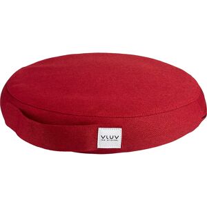 VLUV Cojín de equilibrio PIL&PED LEIV, con tapizado de tela, Ø 360 mm, rojo rubí