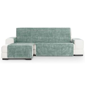 Vipalia Cubre sofá chaise longue izquierdo aterciopelado verde 300-350 cm
