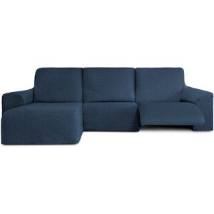 Eiffel Textile Funda Sofá Relax Chaise Longue Izquierdo Corto (250-360 cm) Azul