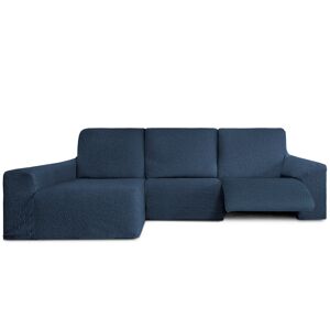 Eiffel Textile Funda Sofá Relax Chaise Longue Izquierdo Largo (250-360 cm) Azul