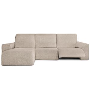 Eiffel Textile Funda Sofá Relax Chaise Longue Izquierdo Corto (250-360 cm) Marfil