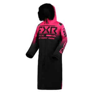 FXR Abrigo Mujer  Warm-Up Snow Negro-Fucsia