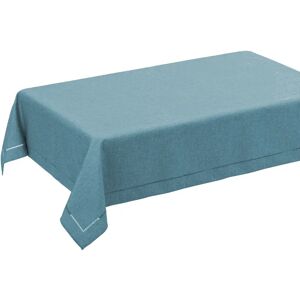 LOLAhome Mantel rectangular de tela de poliéster azul de 210x150 cm