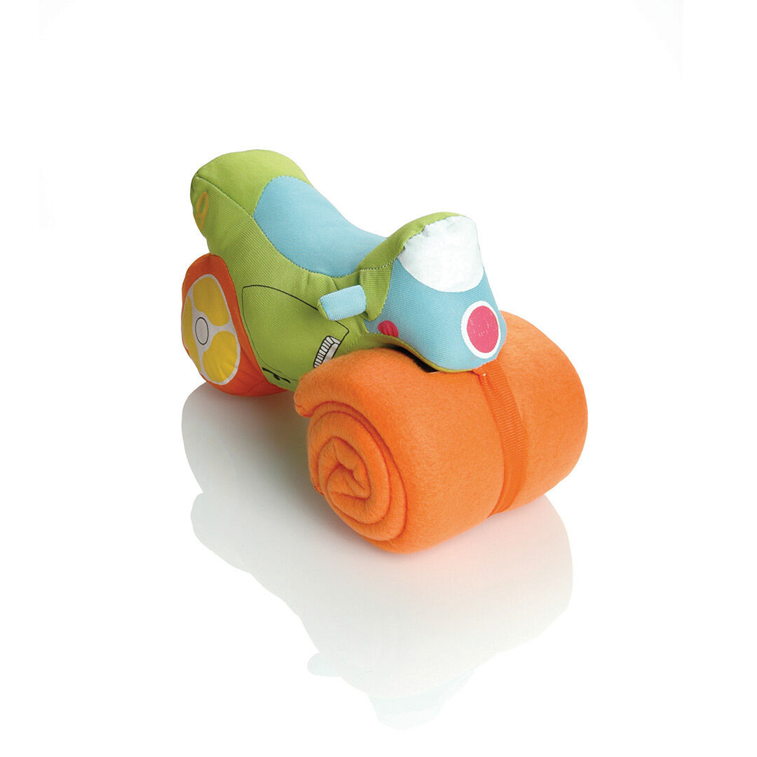 Booster Plush Motorbike with Soft Fleece Towel