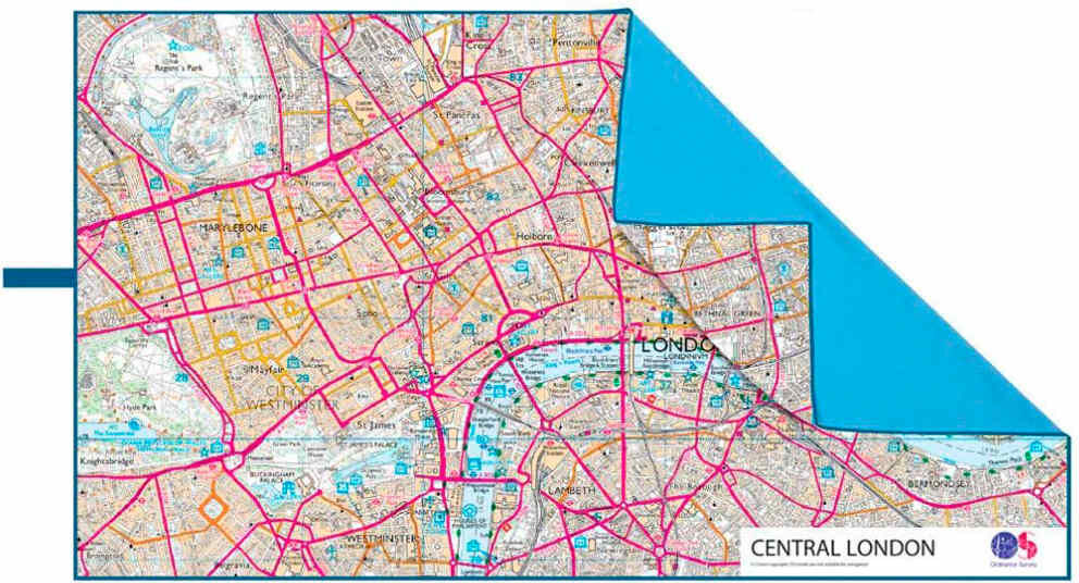 Lifeventure Varios montaña softfibre os map towel    giant (central london)