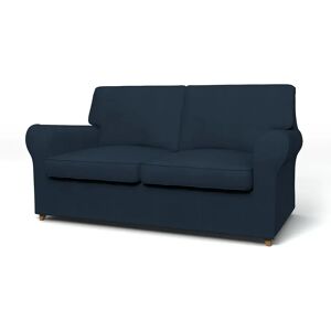 IKEA - Ängby 2 Seater Sofa Cover, Navy Blue, Cotton - Bemz