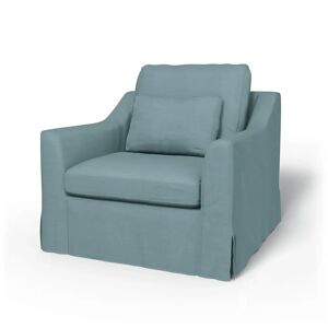 IKEA - Färlöv Armchair Cover, Dusty Blue, Linen - Bemz