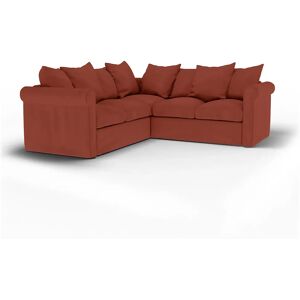 IKEA - Grönlid 4 Seater Corner Sofa Cover, Burnt Orange, Cotton - Bemz