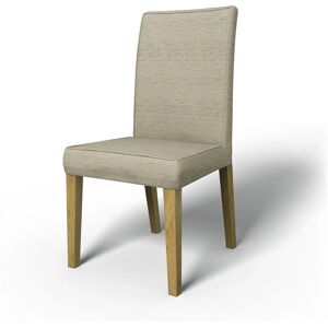 IKEA - Henriksdal Dining Chair Cover with piping (Standard model), Light Sand, Bouclé & Texture - Bemz