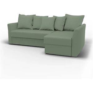 IKEA - Holmsund Sofabed with Chaiselongue, Seagrass, Cotton - Bemz