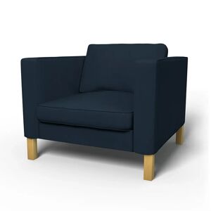 IKEA - Karlstad Armchair Cover (Large model), Navy Blue, Cotton - Bemz