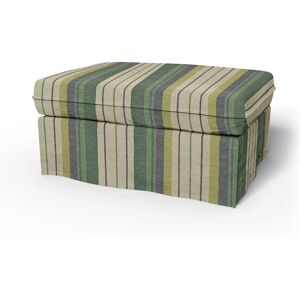 IKEA - Karlstad Footstool Cover, Forest Glade, Cotton - Bemz