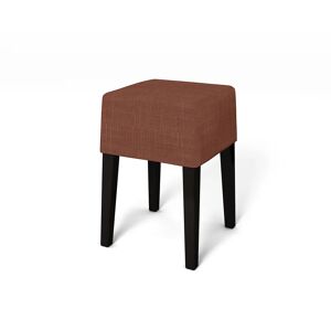 IKEA - Nils Stool Cover, Rust, Bouclé & Texture - Bemz