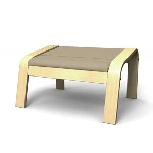 IKEA - Poäng Footstool Cover, Tan, Linen - Bemz