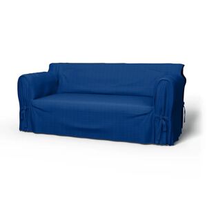 IKEA - Multi Fit 2.5 Seater Sofa Cover, Lapis Blue, Velvet - Bemz