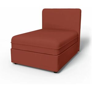 IKEA - Vallentuna Seat Module with Low Back Cover 80x100cm 32x39in, Burnt Orange, Cotton - Bemz