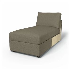 IKEA - Vimle Chaise Longue Cover, Mole Brown, Bouclé & Texture - Bemz