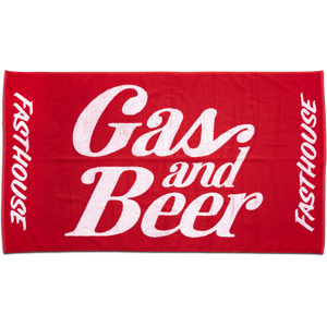 Pyyhe Fasthouse Gas& Beer Punainen