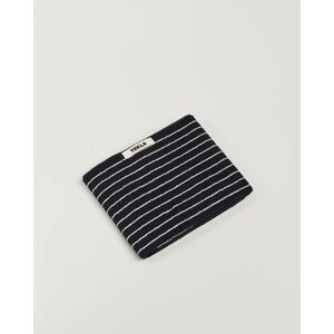 Tekla Organic Terry Hand Towel Black Stripe - Sininen - Size: M L XL - Gender: men