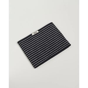 Tekla Organic Terry Bath Towel Black Stripe - Musta - Size: One size - Gender: men