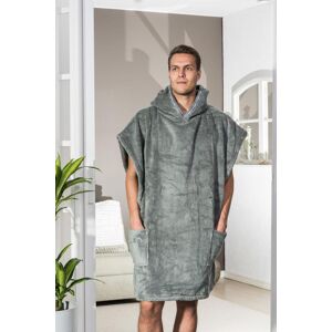 Luin Living Unisex Poncho Towel Granite - L/XL