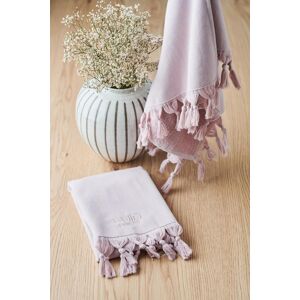 Luin Living Organic Hand Towel 50x70cm Dusty Rose