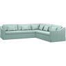 IKEA - FÄRLÖV CORNER SOFA COVER (3+2), Mineral Blue, Linen - Bemz