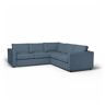 IKEA - Vimle Corner Sofa Cover (2+2), Mineral Blue, Velvet - Bemz
