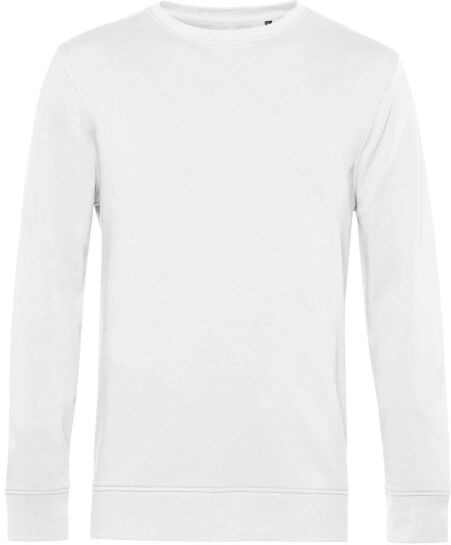 B & C Collection B and C Organic Men Crew Neck - White  - Size: WU31B - Color: valkoinen