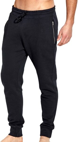 Panos Emporio Sweat Pants - Black  - Size: PEMA603 - Color: musta