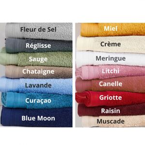 SERVIETTE DE TOILETTE Éponge Douceur 50x100cm (Couleur : Litchi)