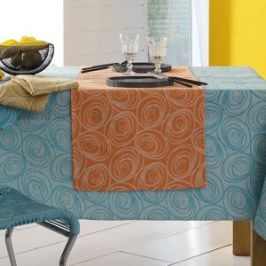 Nappe SPIRALE COULEURS (Couleur : Turquoise)