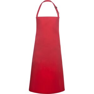 GGM GASTRO - KARLOWSKY Tablier à bavette Basic - Rouge