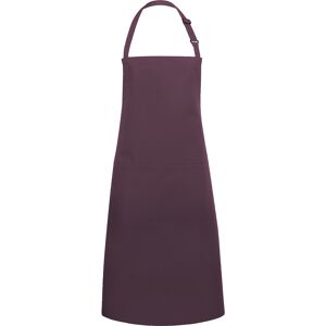 GGM GASTRO - KARLOWSKY Tablier à bavette avec poche Basic - Aubergine