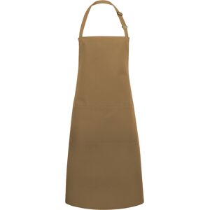 GGM GASTRO - KARLOWSKY Tablier à bavette avec poche Basic - Camel