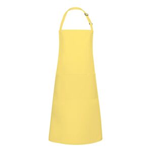 GGM GASTRO - KARLOWSKY Tablier à bavette avec poche Basic - Jaune soleil