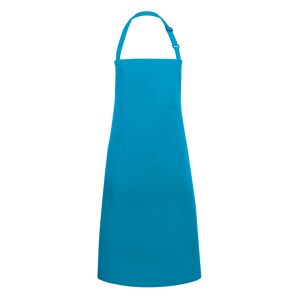 GGM GASTRO - KARLOWSKY Tablier à bavette avec poche Basic - Turquoise