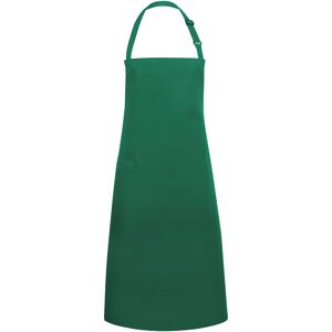 GGM GASTRO - KARLOWSKY Tablier à bavette avec poche Basic - Vert forêt