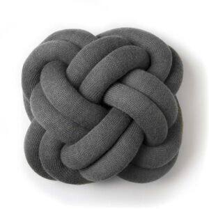 DesignHouseStockholm Design House Stockholm - Knot Coussin, gris foncé