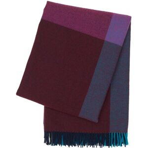 Vitra - Couverture Colour Block, bleu/bordeaux