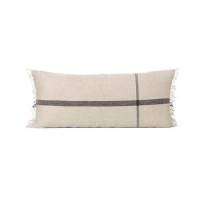 ferm LIVING - Calm Coussin, 40 x 90 cm, camel / noir