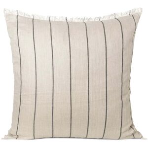 ferm LIVING Calm Coussin 78 x 78 cm camel noir