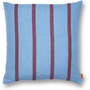 ferm LIVING - Grand Coussin, 50 x 50 cm, bleu / bourgogne